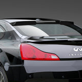 For 2008-2013 Infiniti G37 Coupe W-Power Pearl Black Rear Roof Visor Spoiler