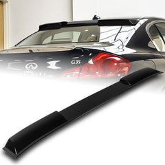 For 2007-2015 Infiniti G25/G35/G37 Sedan W-Power Pearl Black Rear Roof Spoiler