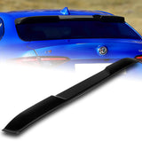 For 2017-2021 Alfa Romeo Giulia Painted Black Front Bumper Body Kit Spoiler Lip 3pcs + For 2017-2023 Alfa Romeo Giulia W-Power Pearl Black V-Style Trunk Spoiler Wing + For 2017-2023 Alfa Romeo Giulia W-Power Pearl Black Rear Roof Visor Spoiler Wing