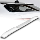 For 2017-2021 Alfa Romeo Giulia Painted White Front Bumper Body Kit Spoiler Lip 3pcs + For 2017-2023 Alfa Romeo Giulia W-Power Pearl White V-Style Trunk Spoiler Wing +