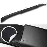 For 2017-2021 Alfa Romeo Giulia Matt Black Front Bumper Body Kit Spoiler Lip 3pcs + For 2017-2023 Alfa Romeo Giulia W-Power Primer Black V-Style Trunk Spoiler Wing + For 2017-2023 Alfa Romeo Giulia W-Power ABS Black Rear Roof Visor Spoiler Wing