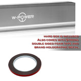 For 2008-23 Dodge Challenger W-Power Carbon Look Rear Roof Window Visor Spoiler + For 2008-2023 Dodge Challenger Carbon Style Side Window Louvers Scoop Cover Vent