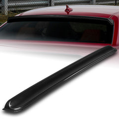 For 2008-23 Dodge Challenger W-Power Carbon Look Rear Roof Window Visor Spoiler