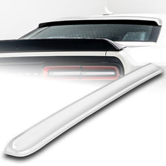 For 2008-23 Dodge Challenger W-Power Pearl White Rear Roof Window Visor Spoiler