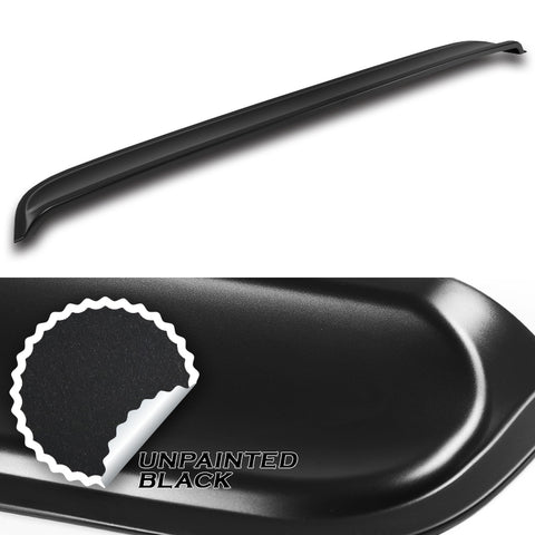 For 2008-23 Dodge Challenger W-Power Matt Black Rear Roof Window Visor Spoiler + For 2008-2023 Dodge Challenger ABS Black Side Window Louvers Scoop Cover Vent