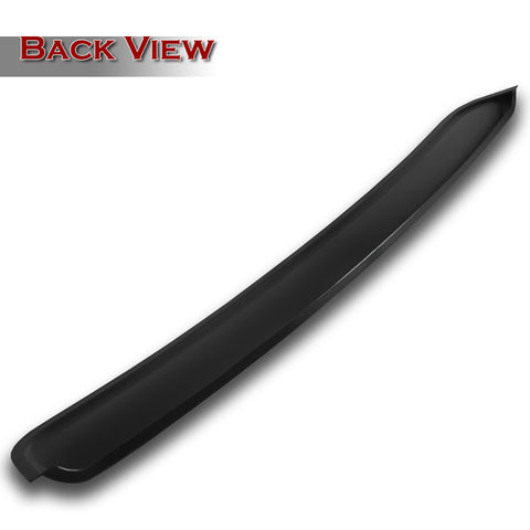 For 2008-23 Dodge Challenger W-Power Matt Black Rear Roof Window Visor Spoiler + For 2008-2023 Dodge Challenger ABS Black Side Window Louvers Scoop Cover Vent
