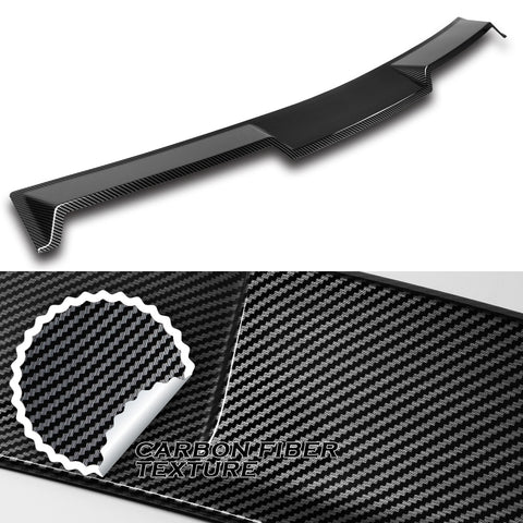For 2011-2023 Dodge Charger W-Power Carbon Painted Rear Roof Visor Spoiler Wing