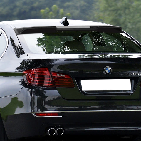 For 2011-2016 BMW 5-Series M5 F10 W-Power Black Rear Roof Visor Window Spoiler