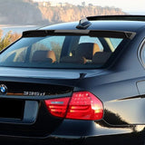 For 2006-2011 BMW 3-Series E90 M3 Sedan W-Power Pearl Black Rear Roof Spoiler