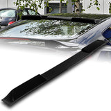 For 2013-2016 Hyundai Genesis Coupe Painted Black KS-Style Front Bumper Body Lip 3pcs + For 2010-2016 Hyundai Genesis Coupe W-Power Pearl Black Rear Roof Visor Spoiler