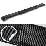 For 2013-2016 Hyundai Genesis Coupe Carbon Look KS-Style Front Bumper Body Lip 3pcs + For 2010-2016 Hyundai Genesis Coupe W-Power Carbon Look Rear Roof Visor Spoiler