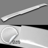For 2013-2016 Hyundai Genesis Coupe Painted White KS-Style Front Bumper Body Lip 3pcs + For 2010-2016 Hyundai Genesis Coupe W-Power Pearl White Rear Roof Visor Spoiler