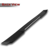 For 2013-2016 Hyundai Genesis Coupe Matt Black KS-Style Front Bumper Spoiler Lip 3pcs + For 2010-2016 Hyundai Genesis Coupe W-Power Matt Black Rear Roof Visor Spoiler