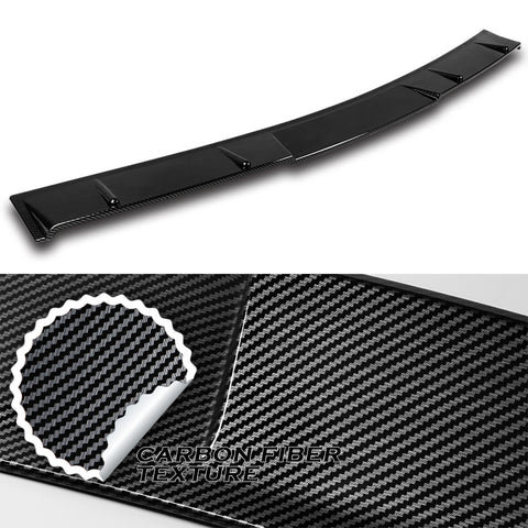 For 2023-2025 Honda Accord W-Power Carbon Painted Rear Roof Visor Window Spoiler