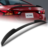 For 2019-2022 Nissan Altima W-Power Carbon Painted V-Style Trunk Spoiler Wing