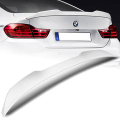 For 2014-2020 BMW 4-Series F32 Coupe W-Power Pearl White V-Style Trunk Spoiler