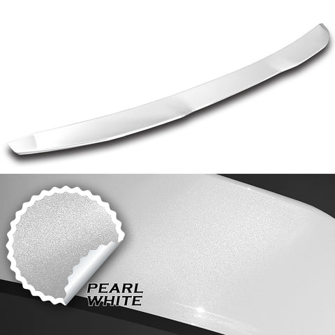 For 2016-2023 Nissan Maxima W-Power Pearl White V-Style Duckbill Trunk Spoiler