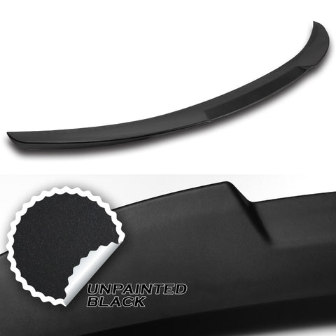 For 2014-2015 Kia Optima K5 W-Power Primer Black V-Style Rear Trunk Spoiler Wing + For 2011-2015 Kia Optima W-Power Matt Black Rear Roof Window Visor Spoiler Wing