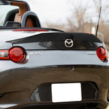 For 2016-2024 Mazda Miata MX-5 W-Power Carbon Look Duckbill Rear Trunk Spoiler