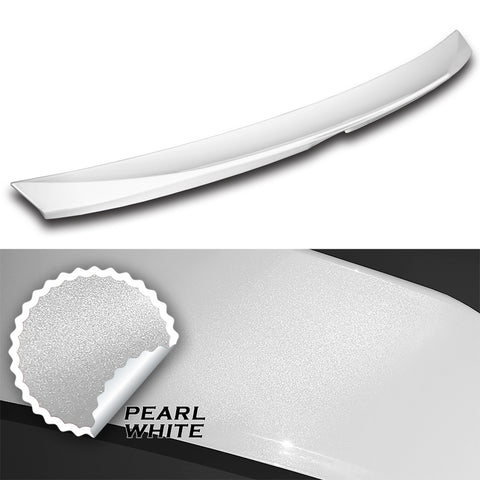 For 2016-2024 Mazda Miata MX-5 W-Power Pearl White Duckbill Rear Trunk Spoiler