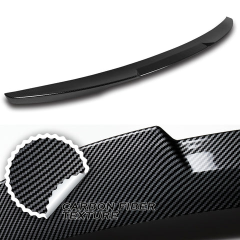 For 2011-2013 Kia Optima W-Power Carbon Painted V-Style Rear Trunk Spoiler Wing + For 2011-2015 Kia Optima W-Power Carbon Look Rear Roof Window Visor Spoiler Wing
