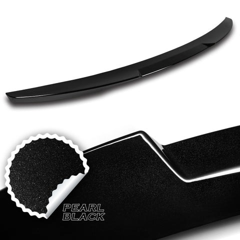 For 2016-2020 Kia Optima W-Power Pearl Black V-Style Trunk Duckbill Spoiler Wing