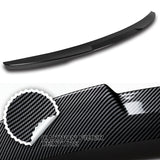 For 2016-2020 Kia Optima W-Power Carbon Painted V-Style Trunk Duckbill Spoiler + For 2016-2020 Kia Optima W-Power Carbon Look Rear Roof Window Visor Spoiler Wing