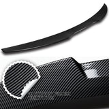 For 2019-2021 Chevrolet Malibu Carbon Style Front Bumper Body Kit Spoiler Lip 3pcs + For 2016-2024 Chevy Malibu W-Power Carbon Painted V-Style Trunk Lid Spoiler Wing