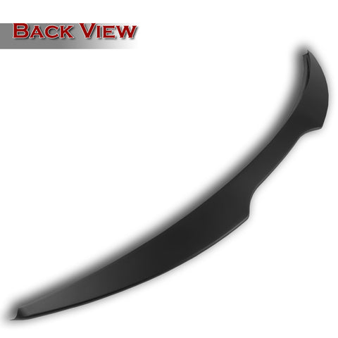 For 2016-2024 Chevy Malibu W-Power Unpainted Black V-Style Trunk Spoiler Wing