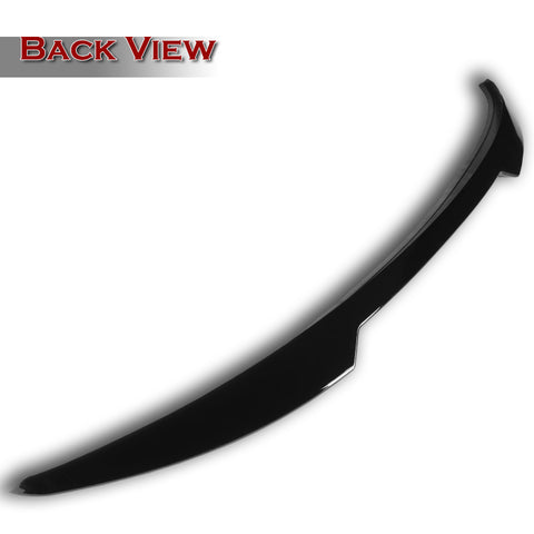 For 2017-2018 Hyundai Elantra Painted Black Front Bumper Body Spoiler Lip + For 2017-2018 Hyundai Elantra W-Power Pearl Black V-Style Trunk Lid Spoiler Wing