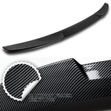 For 2017-2018 Hyundai Elantra Carbon Style Front Bumper Body Spoiler Lip + For 2017-2018 Hyundai Elantra W-Power Carbon Painted V-Style Trunk Spoiler Wing