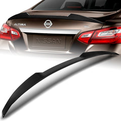 For 2016-2018 Nissan Altima Sedan W-Power Carbon Look V-Style Trunk Spoiler Wing