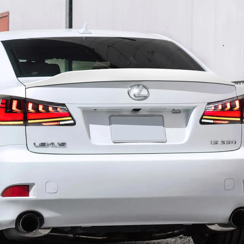 For 2006-2013 Lexus IS250 IS350 ISF W-Power Pearl White Trunk Lid Spoiler Wing