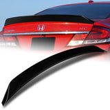For 2012-2015 Honda Civic Sedan W-Power Pearl Black Rear Trunk Lid Spoiler Wing