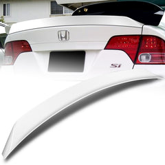 For 2012-2015 Honda Civic Sedan W-Power Pearl White Rear Trunk Lid Spoiler Wing