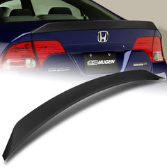 For 2006-2011 Honda Civic Sedan W-Power Primer Black Rear Trunk Lid Spoiler Wing