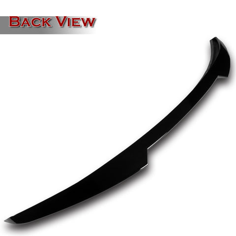 For 2017-2021 Alfa Romeo Giulia Painted Black Front Bumper Body Kit Spoiler Lip 3pcs + For 2017-2023 Alfa Romeo Giulia W-Power Pearl Black V-Style Trunk Spoiler Wing + For 2017-2023 Alfa Romeo Giulia W-Power Pearl Black Rear Roof Visor Spoiler Wing