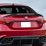 For 2017-2023 Alfa Romeo Giulia W-Power Carbon Look V-Style Trunk Spoiler Wing