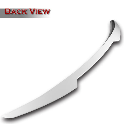 For 2017-2021 Alfa Romeo Giulia Painted White Front Bumper Body Kit Spoiler Lip 3pcs + For 2017-2023 Alfa Romeo Giulia W-Power Pearl White V-Style Trunk Spoiler Wing +