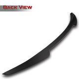 For 2017-2021 Alfa Romeo Giulia Matt Black Front Bumper Body Kit Spoiler Lip 3pcs + For 2017-2023 Alfa Romeo Giulia W-Power Primer Black V-Style Trunk Spoiler Wing + For 2017-2023 Alfa Romeo Giulia W-Power ABS Black Rear Roof Visor Spoiler Wing