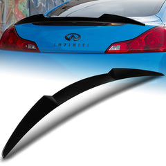 For 2008-2013 Infiniti G37 Coupe W-Power Pearl Black V-Style Trunk Spoiler Wing