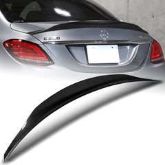 For 2015-2021 Mercedes C-Class Sedan W205 W-Power Carbon Look Trunk Spoiler Wing