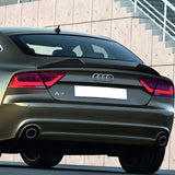 For 2012-2018 Audi A7 S7 RS7 W-Power Carbon Painted V-Style Trunk Spoiler Wing