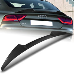 For 2012-2018 Audi A7 S7 RS7 W-Power Carbon Painted V-Style Trunk Spoiler Wing