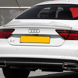 For 2012-2018 Audi A7 S7 RS7 W-Power Pearl White V-Style Trunk Lid Spoiler Wing