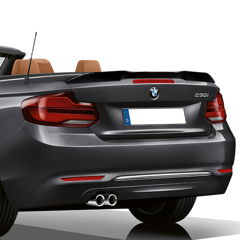 For 2015-2021 BMW 2-Series F23 Convertible W-Power Pearl Black Trunk Spoiler
