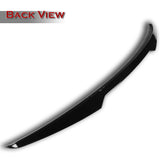 For 2021-2024 Kia K5 W-Power ABS Pearl Black V-Style Rear Trunk Lid Spoiler Wing + For 2021-2024 Kia K5 W-Power Pearl Black Rear Roof Window Visor Spoiler Wing