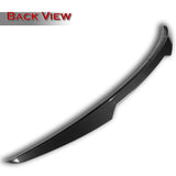 For 2021-2024 Kia K5 W-Power ABS Carbon Look V-Style Rear Trunk Lid Spoiler Wing  + For 2021-2024 Kia K5 W-Power Carbon Painted Rear Roof Window Visor Spoiler Wing