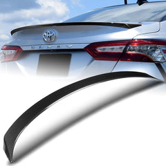 For 2018-2023 Toyota Camry Sedan W-Power ABS Carbon Look Rear Trunk Spoiler Wing