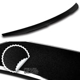 For 2011-2014 Hyundai Sonata STP-Style Painted Black Front Bumper Spoiler Lip  3pcs + For 2011-2014 Hyundai Sonata W-Power Pearl Black V-Style Trunk Lid Spoiler Wing